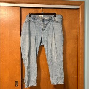 Abercrombie & Fitch Light Blue Boyfriend Jeans